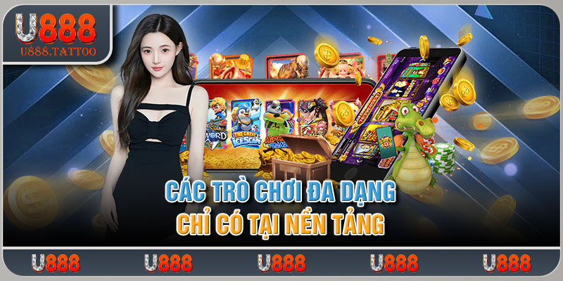 Giới thiệu U888 các trò chơi đa dạng